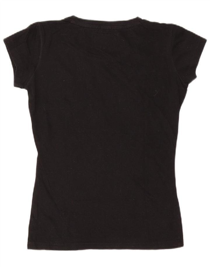 Camiseta feminina Russell Athletic com estampa gráfica UK 14 médio preto