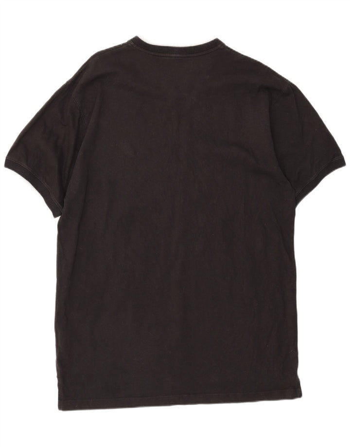 Camiseta masculina OASIS Top 2XL algodão preto