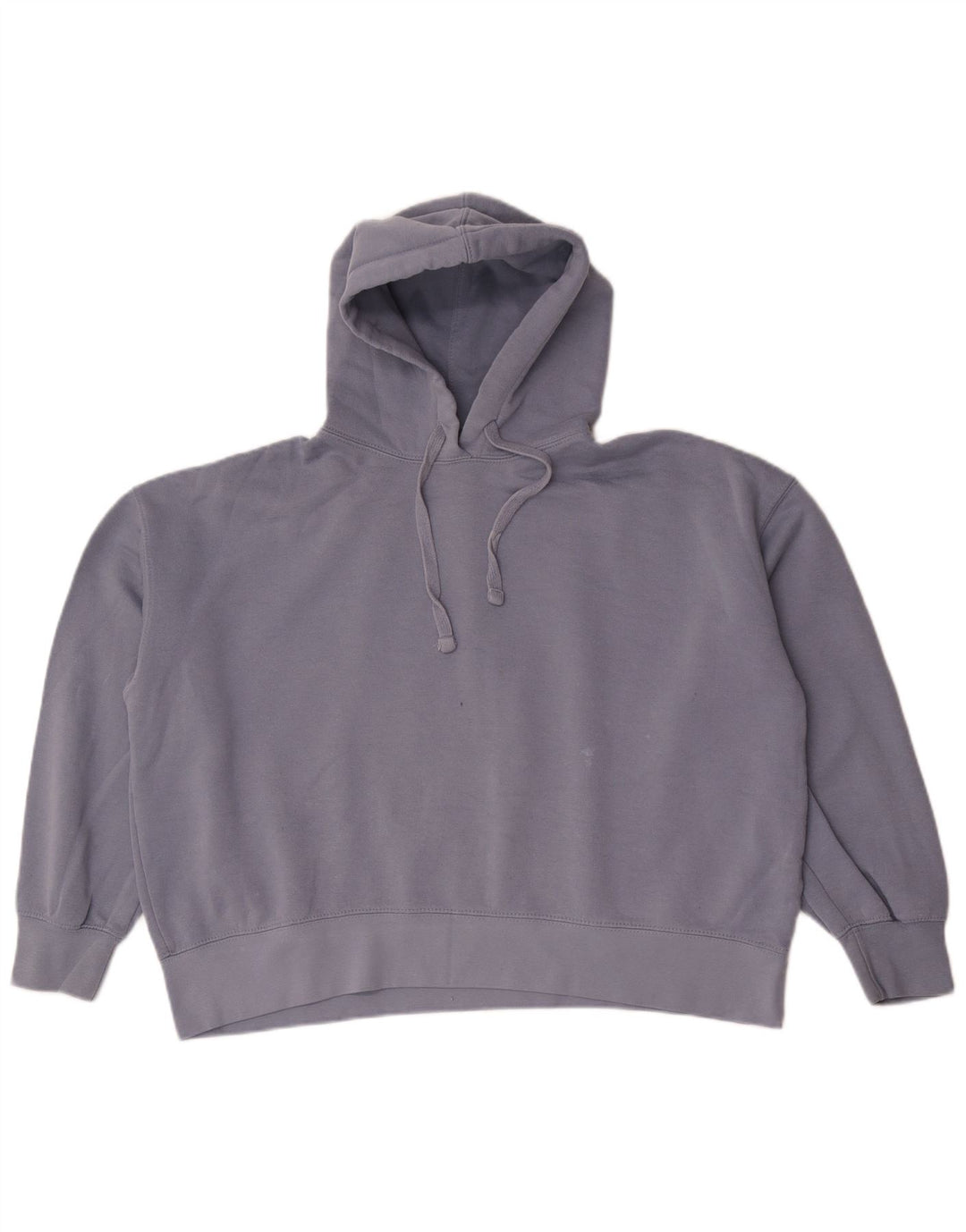 Zara Womens Oversized Hoodie Jumper UK 10 Pequeno Azul Poliéster