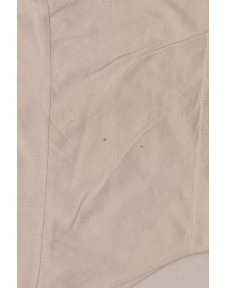 Camisa polo masculina Lotto grande branca geométrica