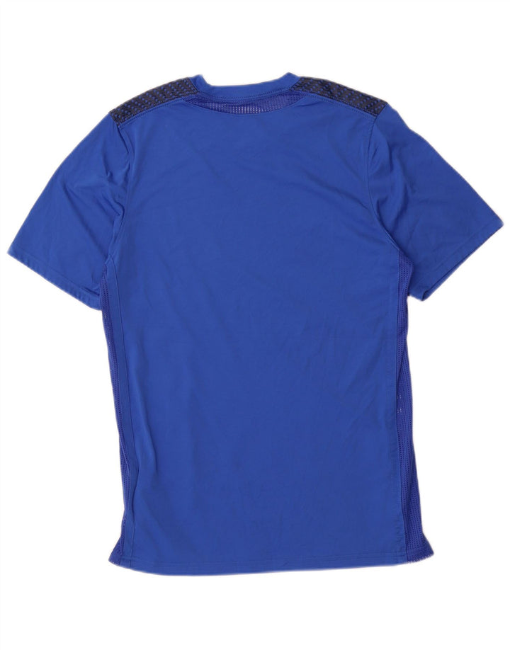 Camiseta Nike Masculina Dri Fit Graphic Top Médio Azul Poliéster