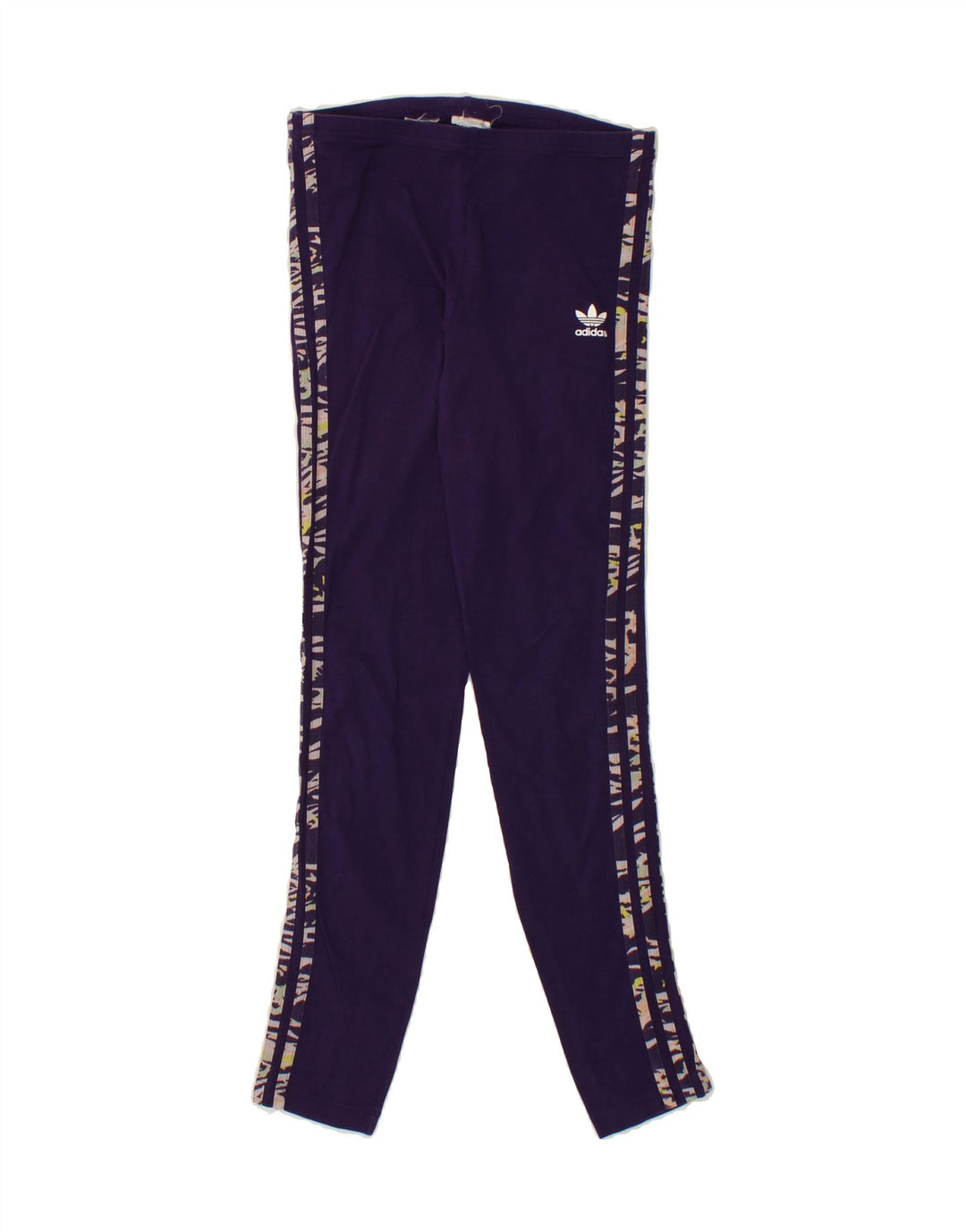 ADIDAS Girls Leggings 14-15 Years Purple Vintage Adidas and Second-Hand Adidas from Messina Hembry 