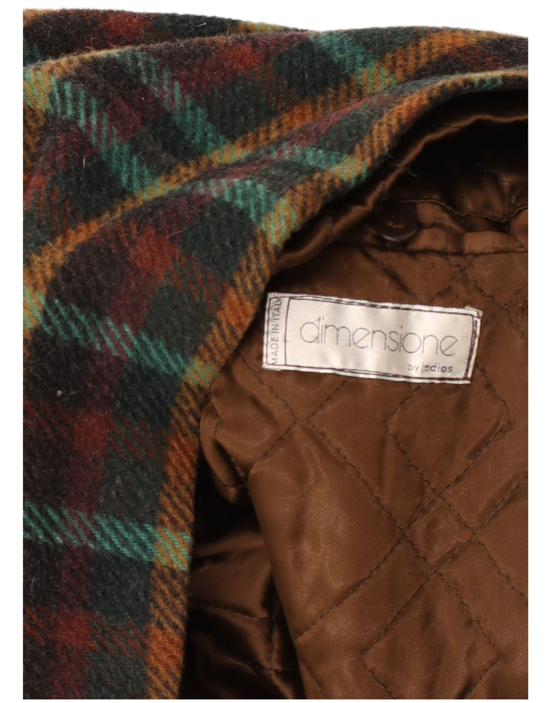 Sobretudo masculino INDIOS UK 40 grande xadrez multicolorido