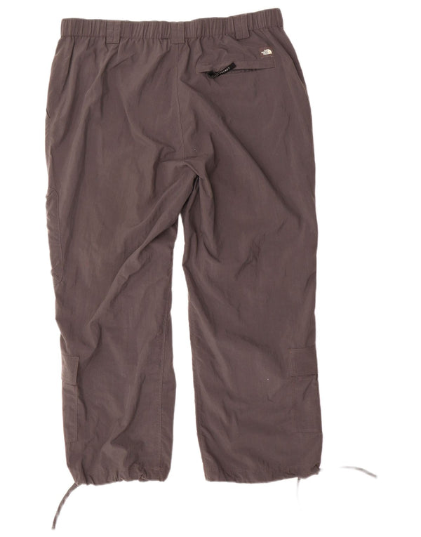 Calça cargo reta feminina The North Face grande W34 L24 cinza nylon