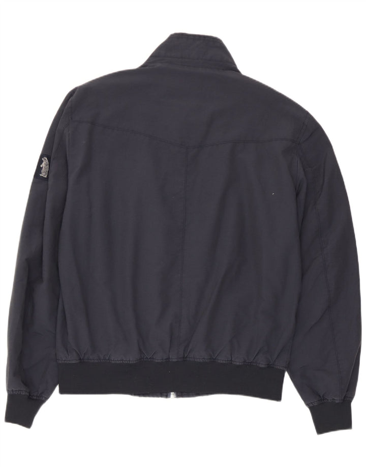 Jaqueta bomber masculina Refrigue UK 42 XL azul marinho nylon