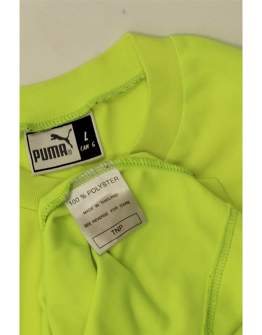 Puma Mens Graphic T-Shirt Top Grande Poliéster Colorblock Amarelo