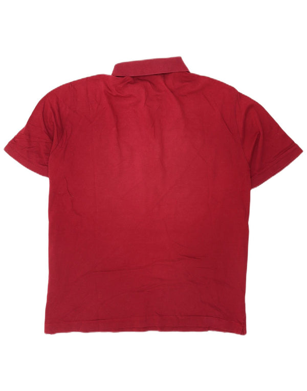 Camisa polo masculina Sergio Tacchini IT 58 2XL Borgonha
