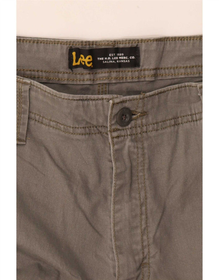 Calça cargo reta masculina Lee W32 L31 cinza