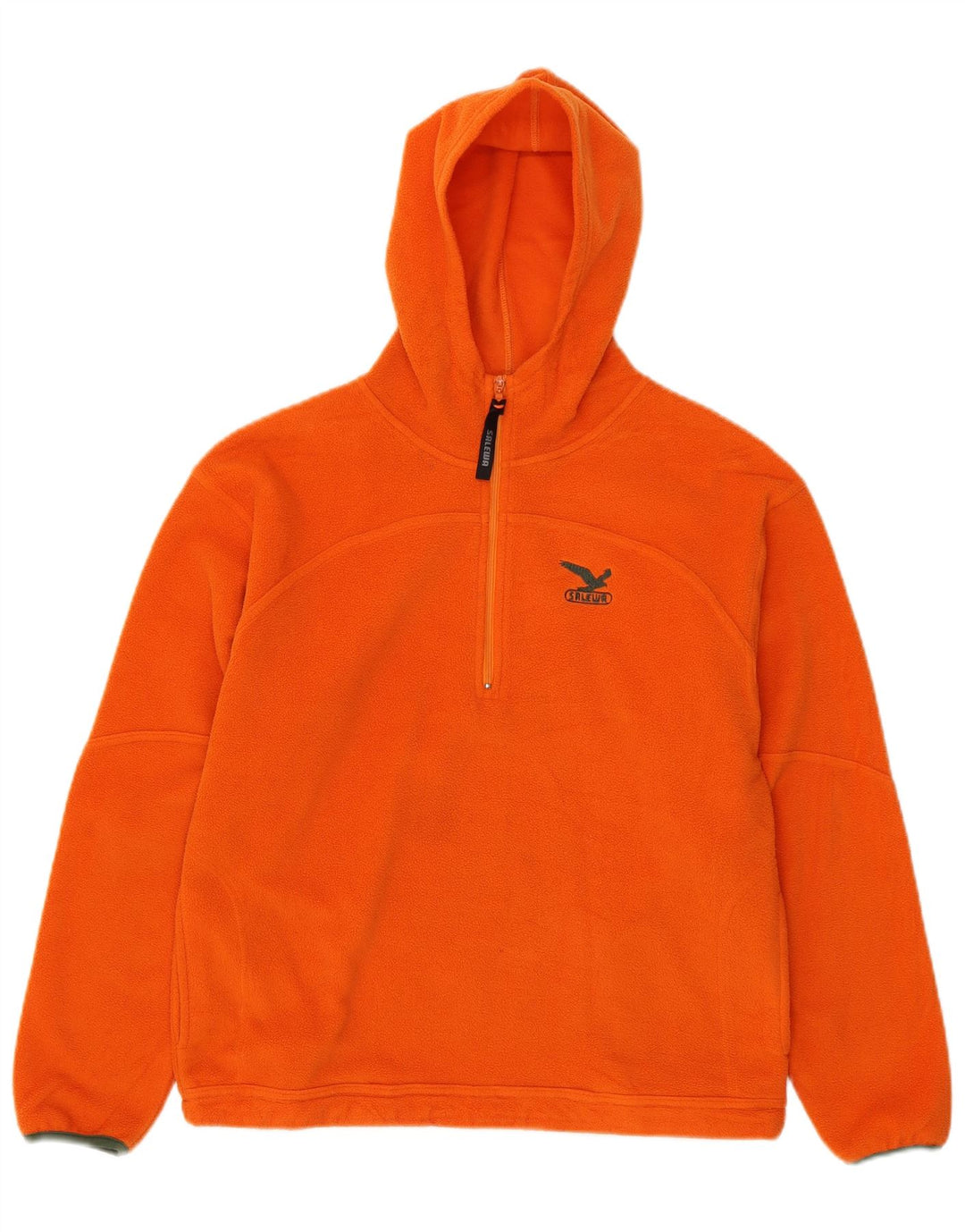 SALEWA Suéter de lã para meninos com capuz e zíper 12-13 anos XL laranja poliéster