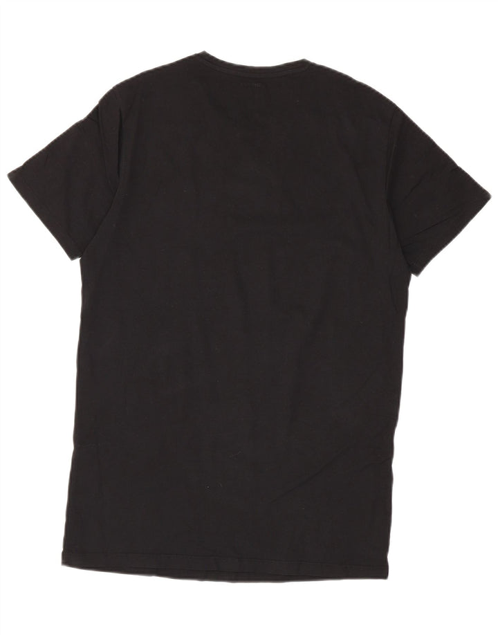 Camiseta masculina Diesel Top médio algodão preto