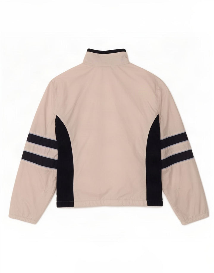 Puma Womens Tracksuit Top Jacket UK 14 Médio Branco Colourblock