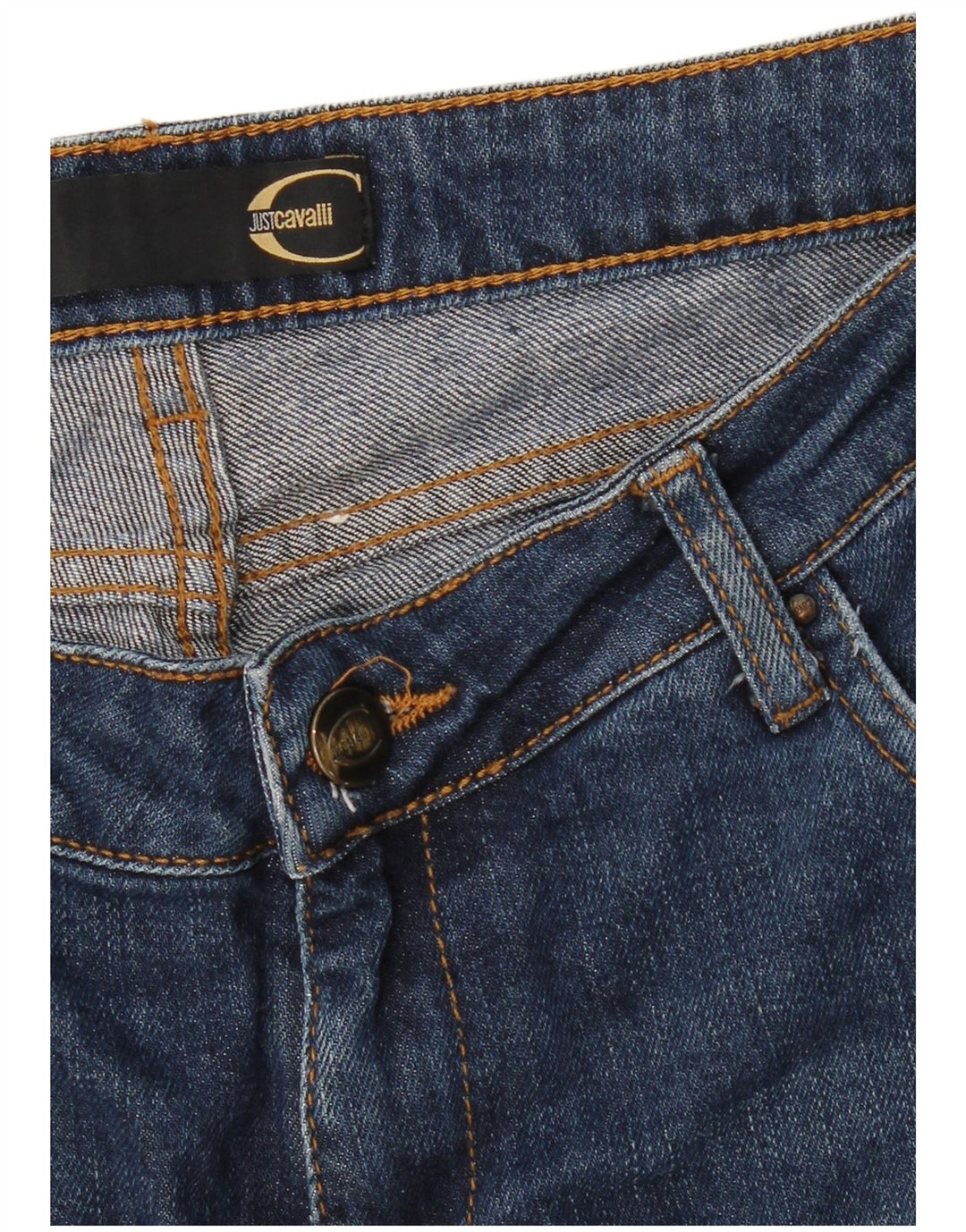 Calça jeans feminina JUST CAVALLI W30 L34 azul