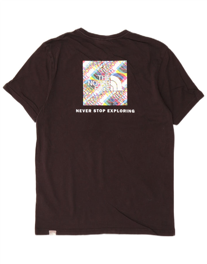 Camiseta gráfica masculina THE NORTH FACE Top médio algodão preto