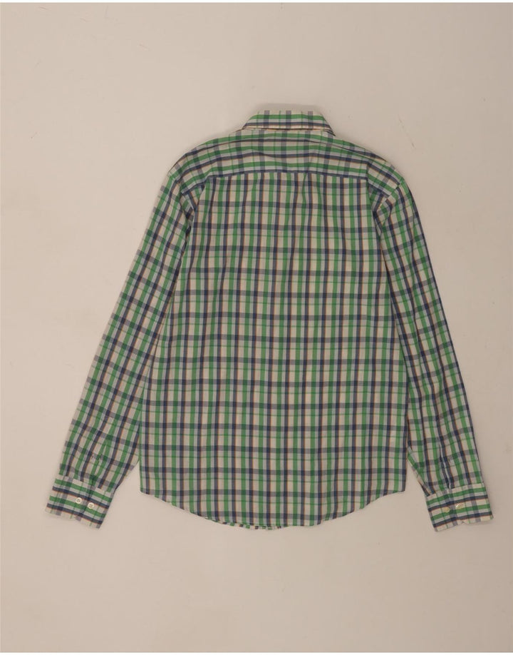 Camisa masculina Penguin Heritage Slim Fit algodão xadrez verde médio