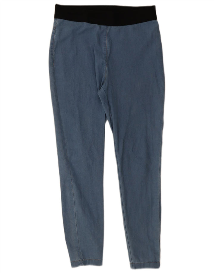 Calça jeans feminina Marks & Spencer UK 12 médio W30 L26 azul colorblock