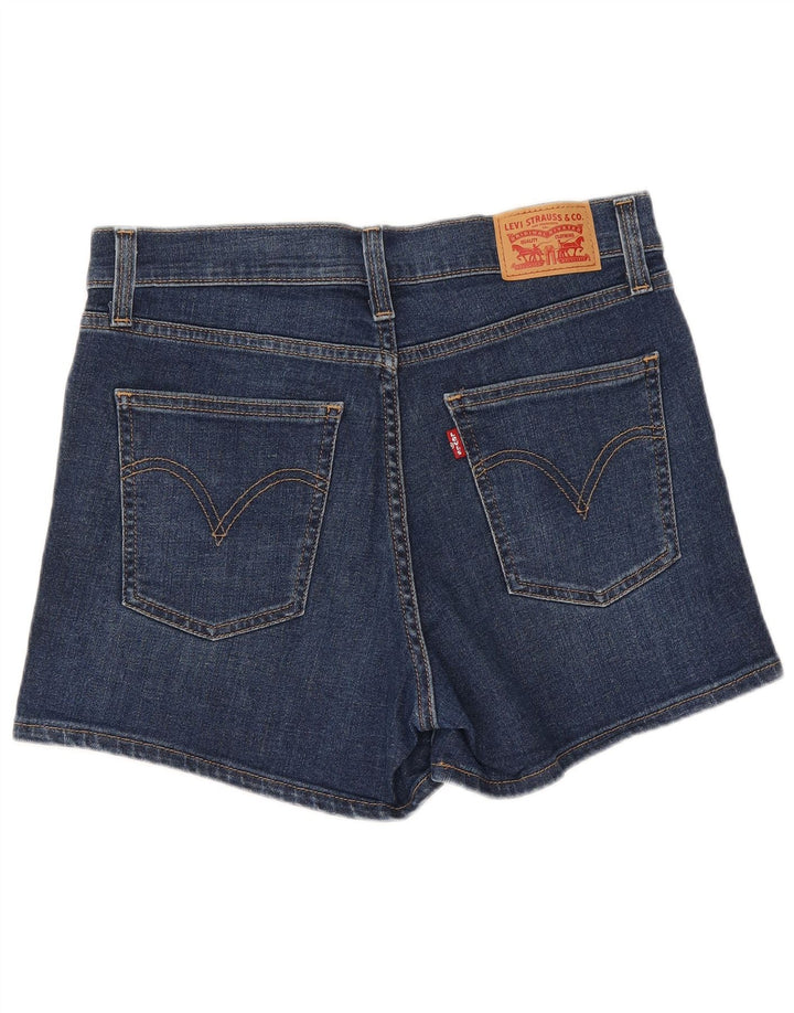 Shorts jeans feminino Levi's W28 algodão azul médio