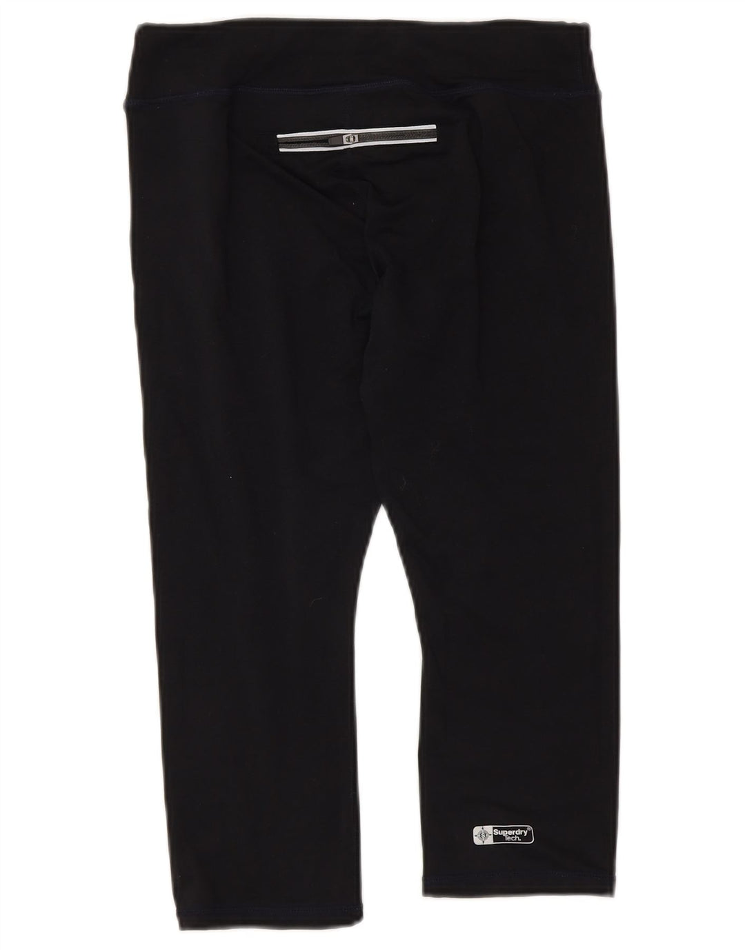 Leggings Capri Superdry Feminino UK 6 XS Preto Poliéster