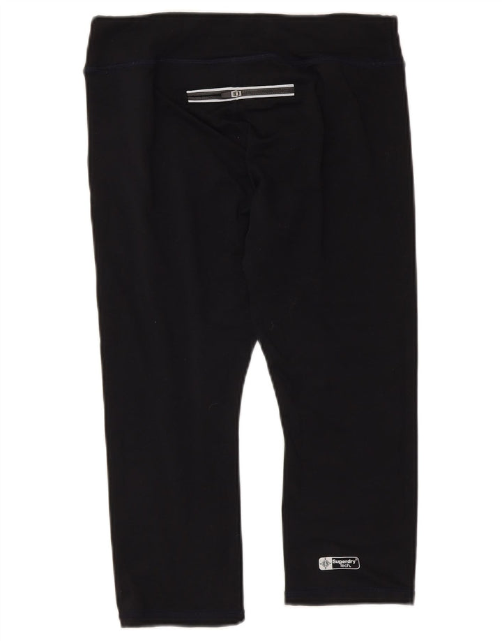 Leggings Capri Superdry Feminino UK 6 XS Preto Poliéster