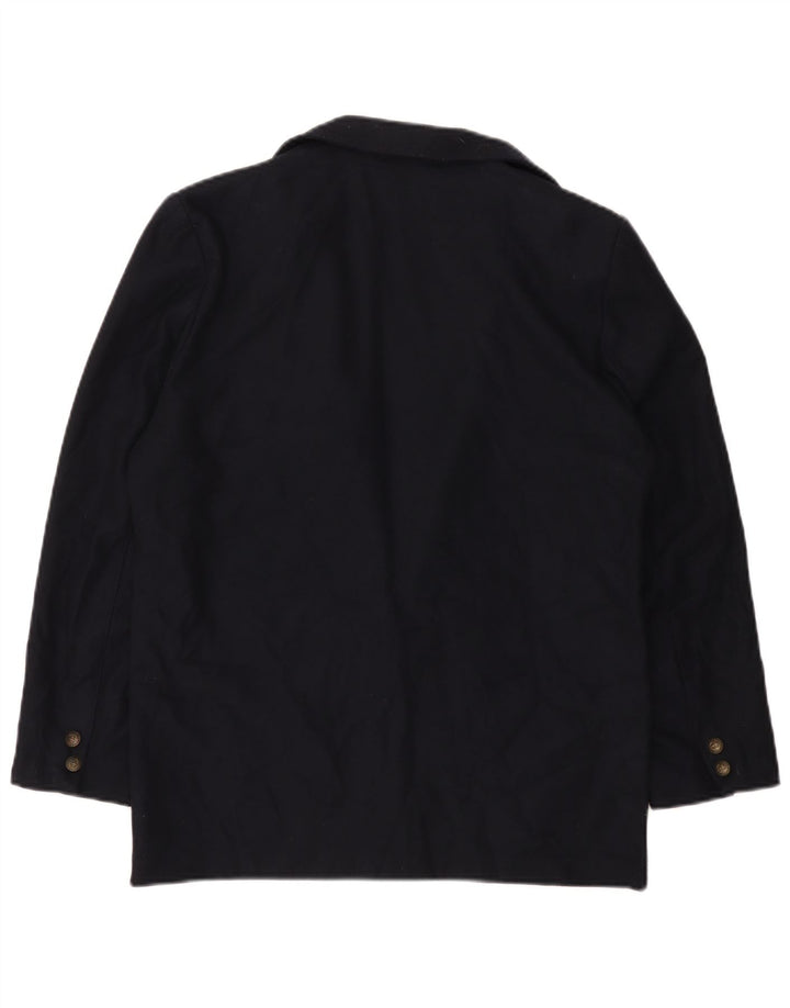 Jaqueta blazer feminina Marina Yachting com 1 botão IT 42 lã azul marinho médio