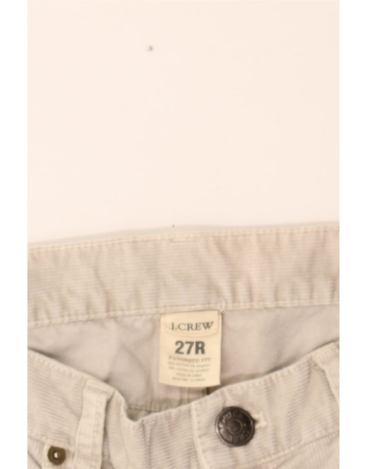 J. CREW Womens Straight Corduroy Trousers W27 L33 Beige Cotton Vintage J. Crew and Second-Hand J. Crew from Messina Hembry 