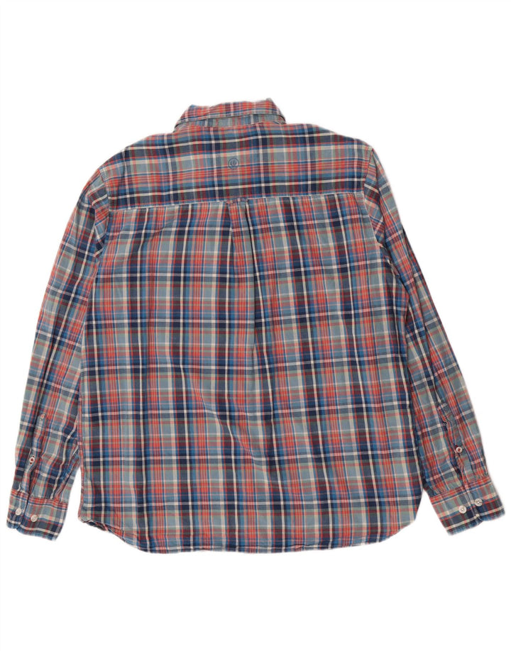 Camisa masculina Fat Face grande algodão xadrez multicolorido