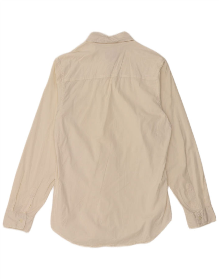 Camisa masculina Calvin Klein de algodão branco médio