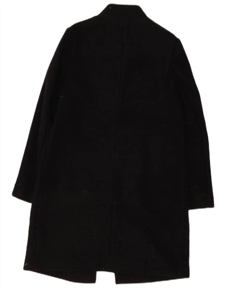 Sobretudo feminino Marks & Spencer UK 10 pequeno poliéster preto