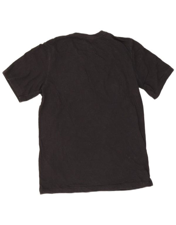 Jordan Camiseta masculina gráfica top pequeno algodão preto