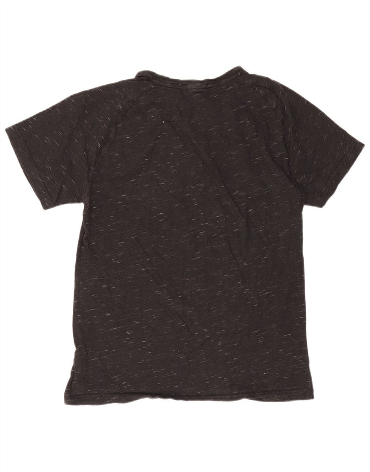 Camiseta masculina Puma grande algodão manchado cinza