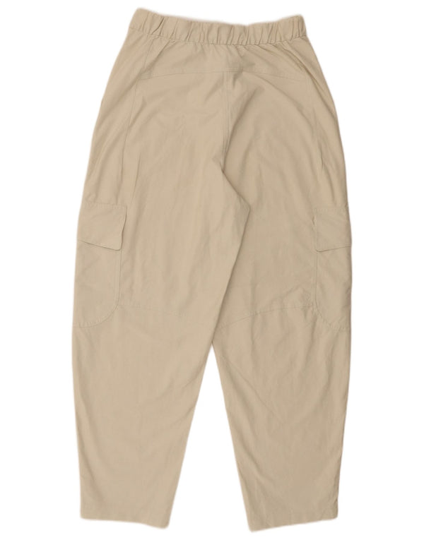 Calça cargo feminina Lululemon cintura alta solta W27 L27 bege