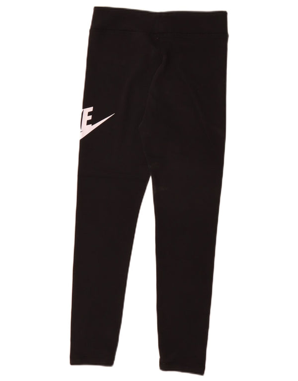 Leggings gráficas Nike para meninas 12-13 anos grandes de algodão preto