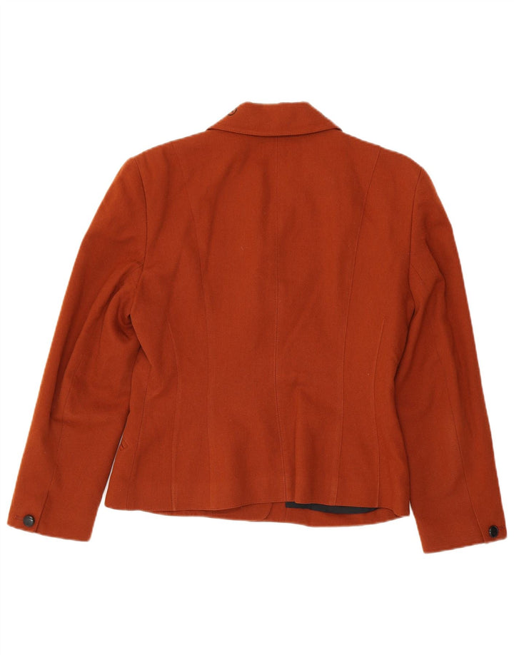 Conjunto de saia feminina grande de 2 peças Windsmoor Reino Unido 8 pequeno W26 marrom lã nova