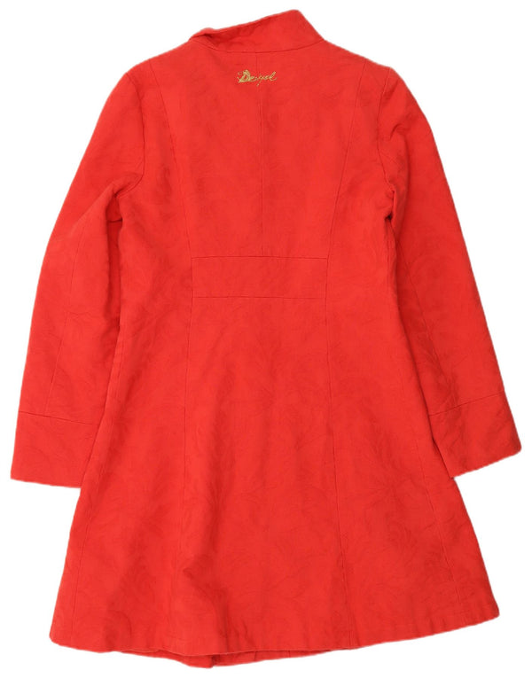 Sobretudo masculino Desigual EU 40 algodão paisley vermelho médio