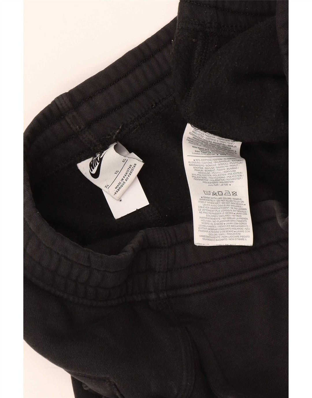 Nike Mens Treino Calças Joggers XL Algodão Preto