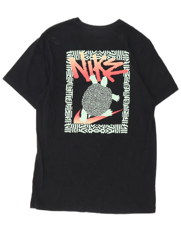Camiseta Nike masculina gráfica Top médio preto