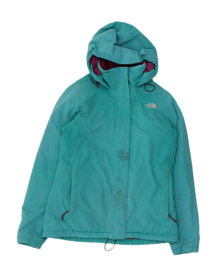 Jaqueta corta-vento feminina The North Face Hyvent UK 14 médio turquesa