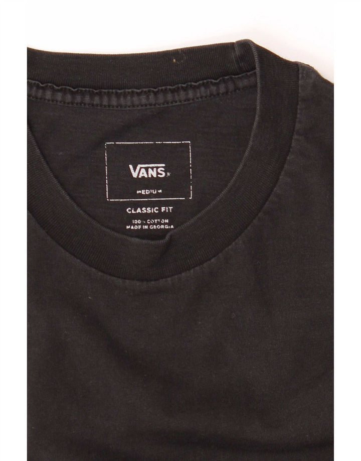 Camiseta masculina Vans Classic Fit Top médio preto colorblock