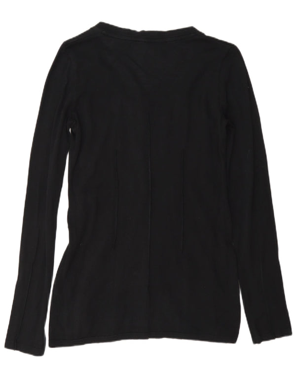 Liu Jo Suéter cardigã feminino IT 42 médio preto