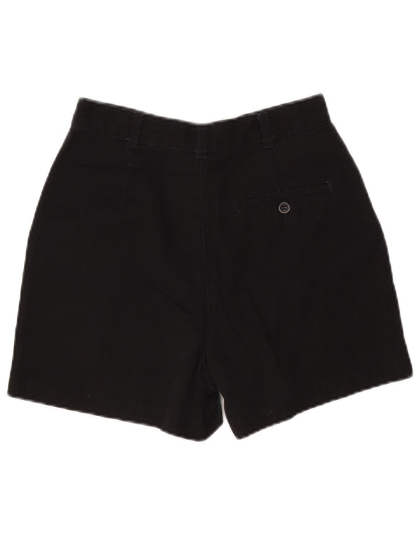 Shorts Chino feminino Dockers com perna larga e cintura alta EUA 4 pequeno W26 azul marinho