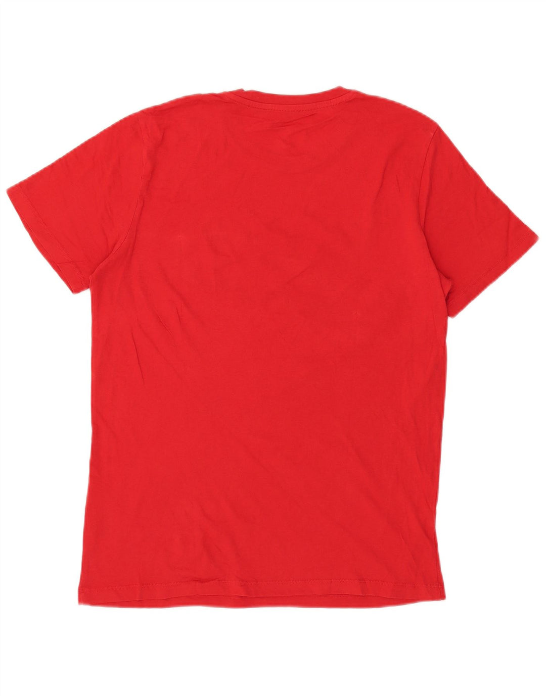Camiseta gráfica masculina Jack & Jones Top médio algodão vermelho