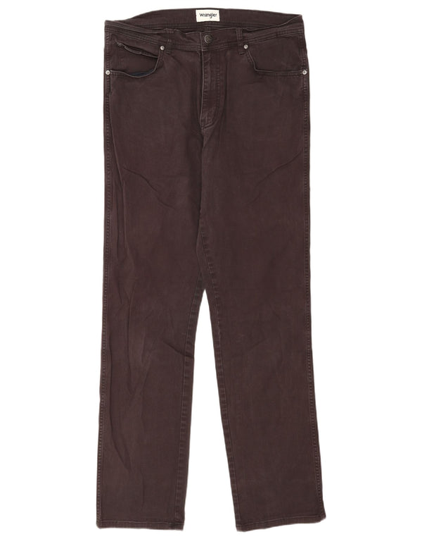 Wrangler Masculino Texas Straight Jeans W34 L34 Cinza Algodão