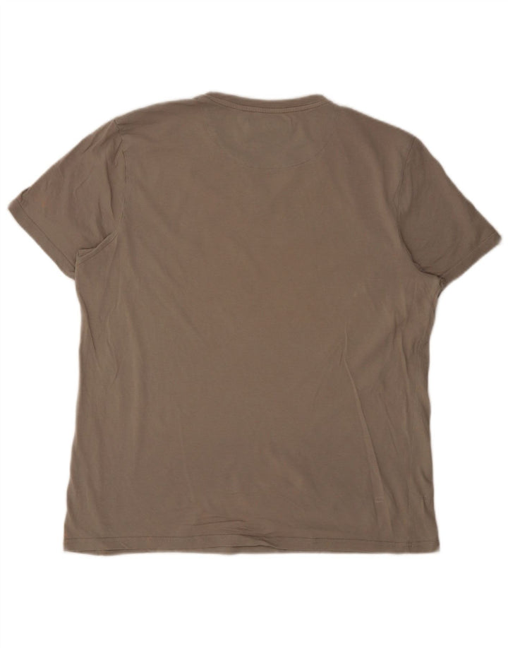 Camiseta masculina LYLE & SCOTT XL algodão bege