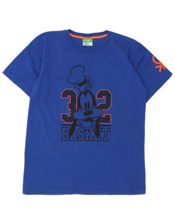 Camiseta Benetton Boys Disney Graphic Top 11-12 Anos 2XL Algodão Azul