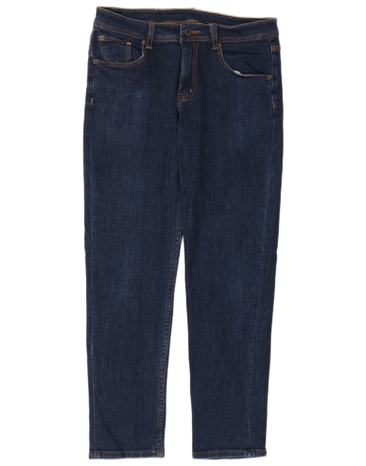 Levi's Mens Slim Jeans W32 L27 Azul Marinho Algodão