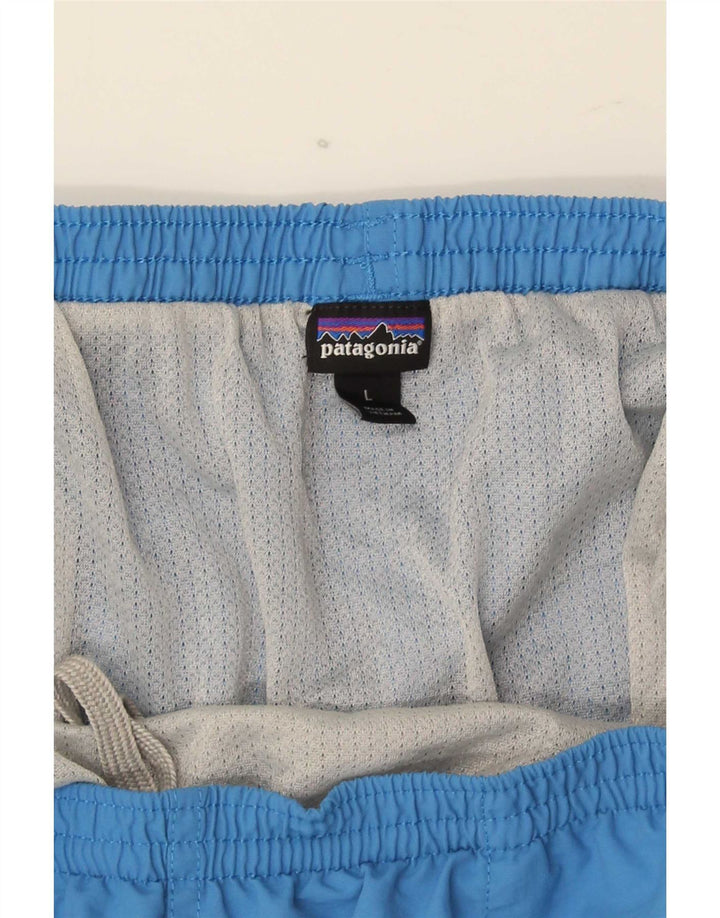 Shorts de banho masculino Patagonia grande azul