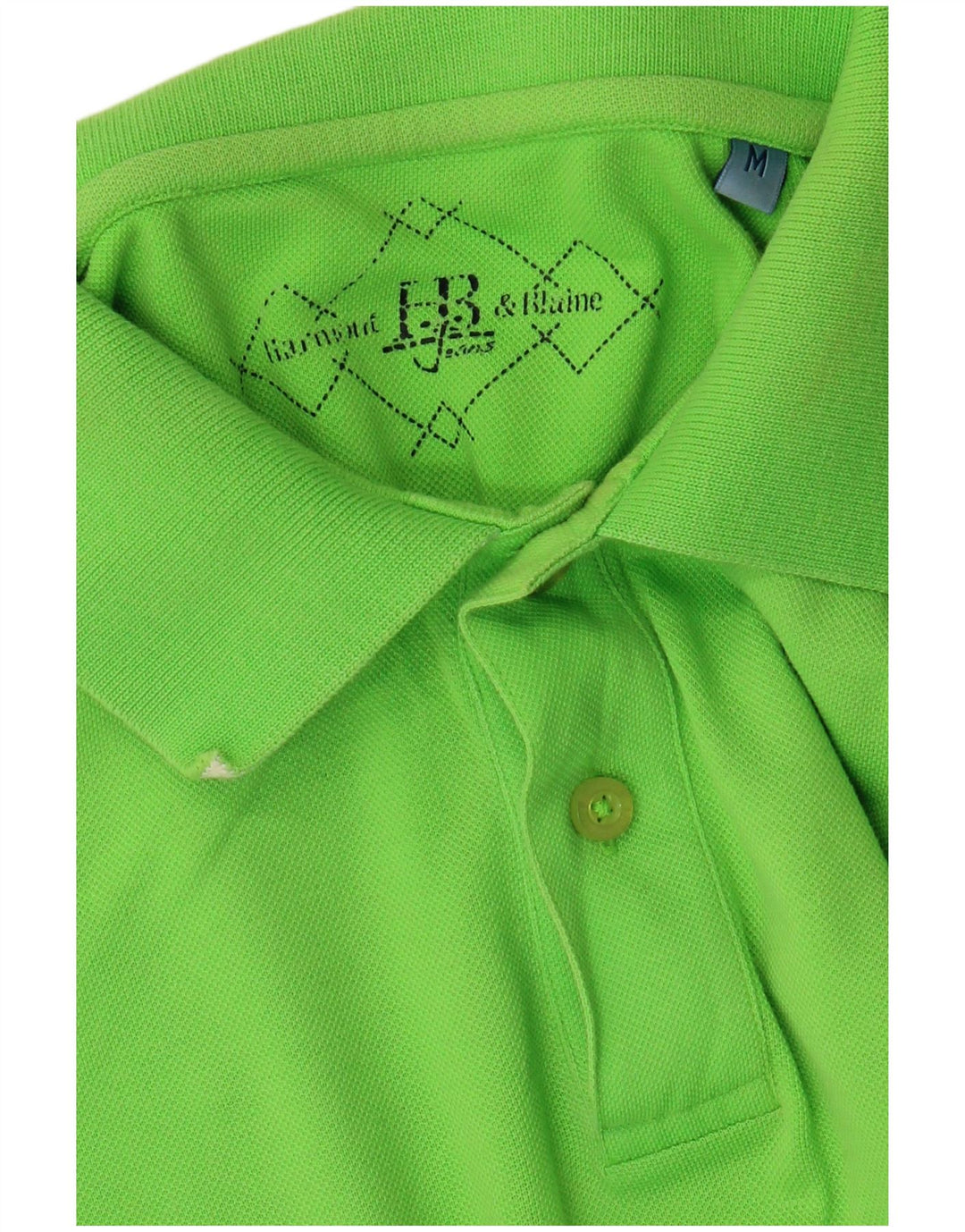 Camisa polo masculina Harmont & Blaine verde médio