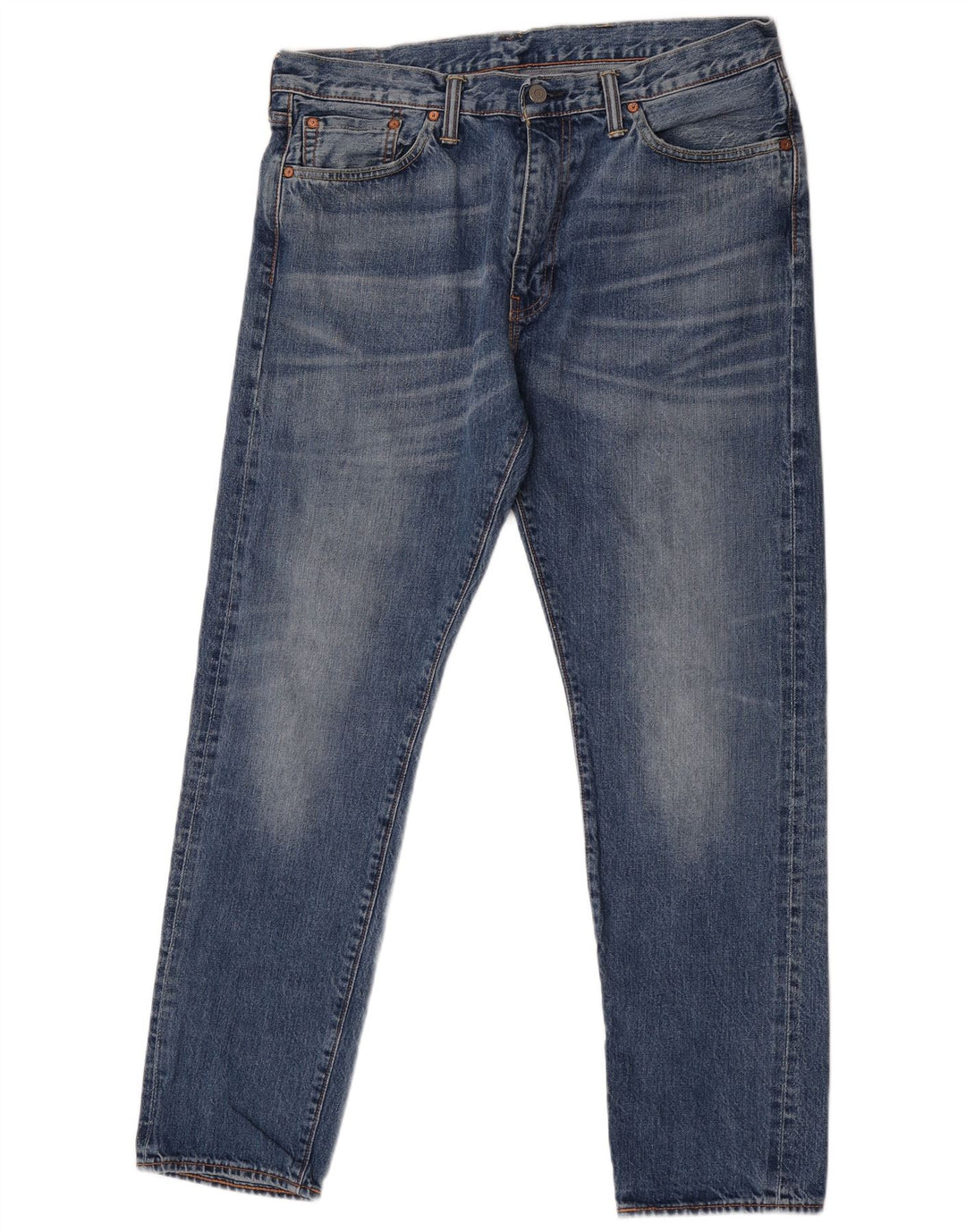 Levi's Masculino 508 Tapered Jeans W36 L32 Azul Algodão