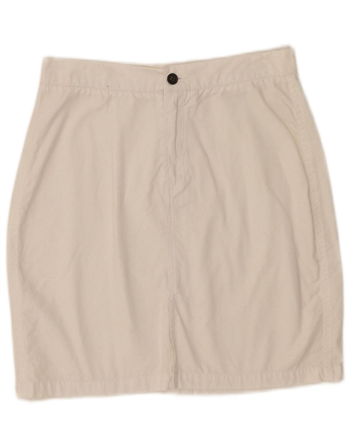 Mini saia feminina Guess pequena W26 algodão branco