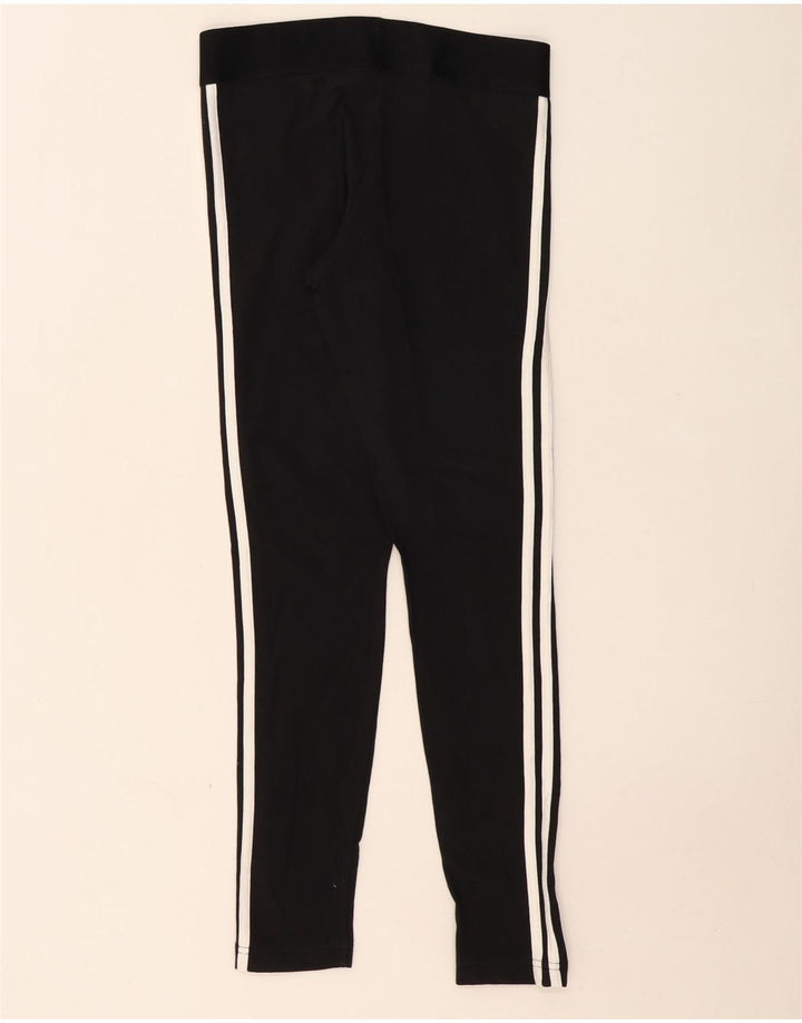 Leggings Adidas Femininas UK 8/10 Pequenas Pretas