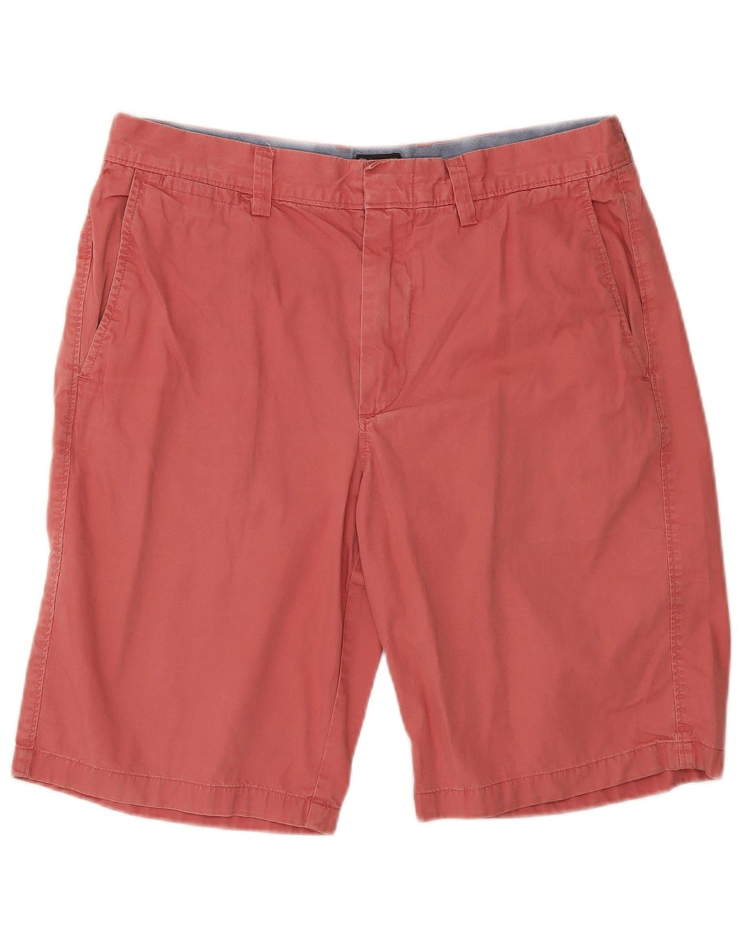 J. CREW Mens Club Chino Shorts W31 Médio Algodão Vermelho